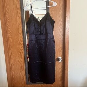 Elegant Navy Slip Dress
